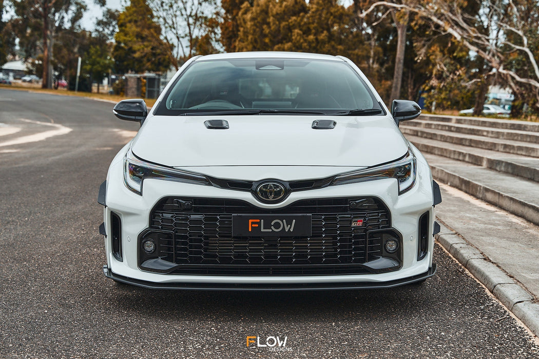 Corolla GR Chassis Mounted Front Lip Splitter (GLOSS)-Flow Designs