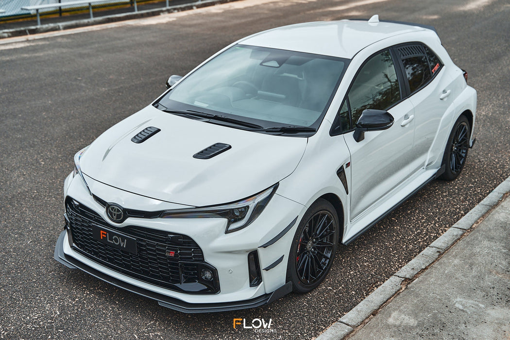 Corolla GR Front Lip Splitter Extensions (Pair)-Flow Designs