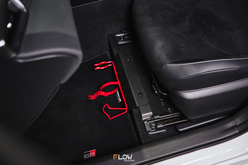 Corolla GR Adjustable Fire Extinguisher Bracket/Mount-Flow Designs