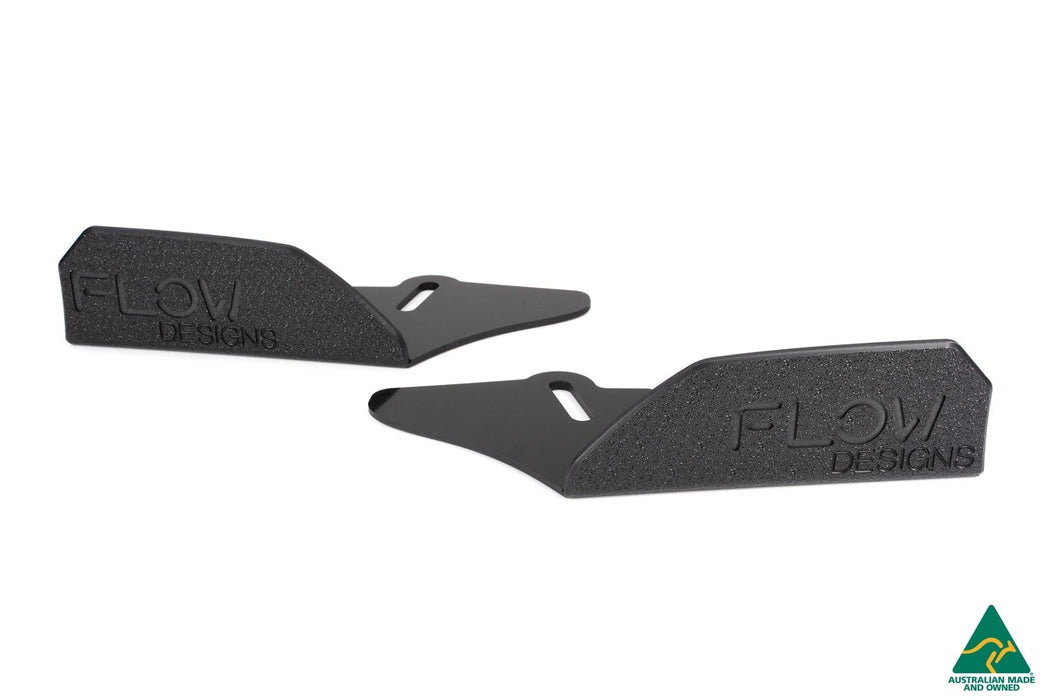 MK7.5 Golf R Wagon Front Lip Splitter Winglets (Pair)-Flow Designs