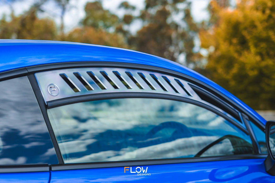 ZD8 BRZ STI Window Vents (Pair)-Flow Designs