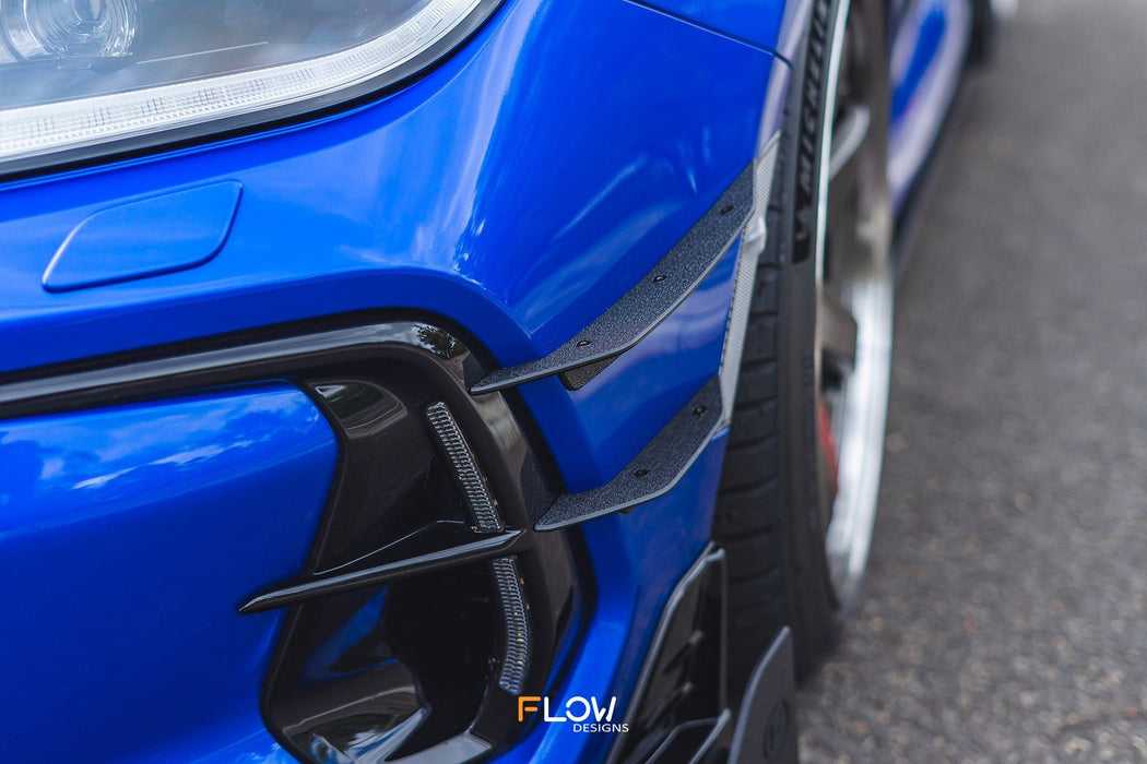 ZD8 BRZ STI Front Bumper Canards-Flow Designs