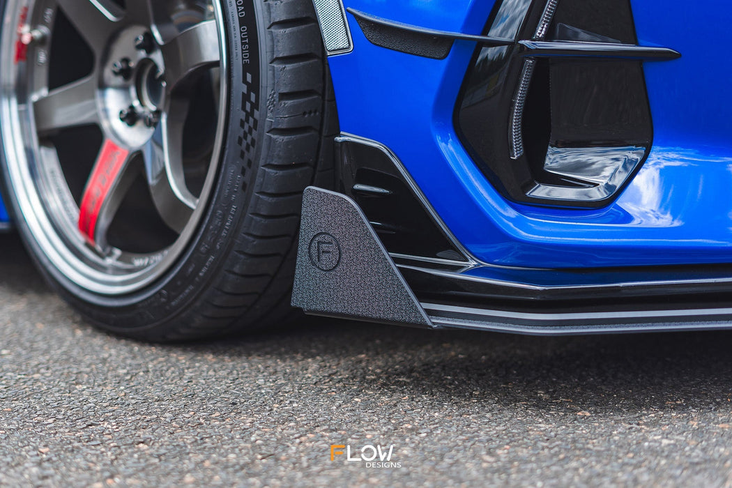 ZD8 BRZ STI Front Lip Splitter Winglets (Pair)-Flow Designs