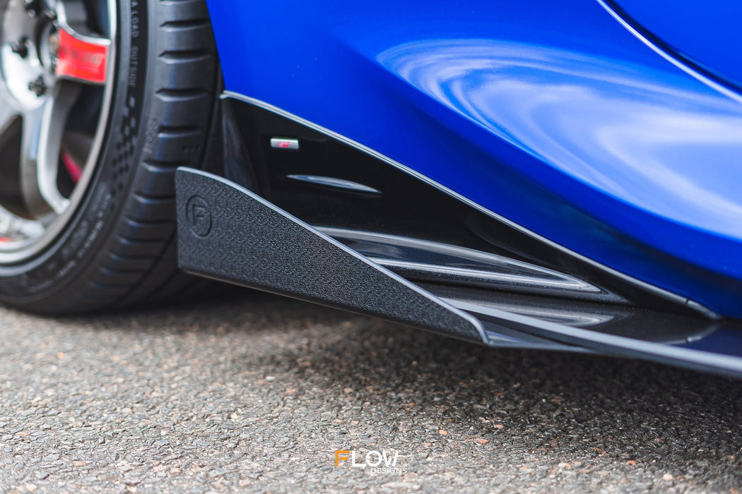 ZD8 BRZ STI Side Skirt Splitter Winglets (Pair)-Flow Designs