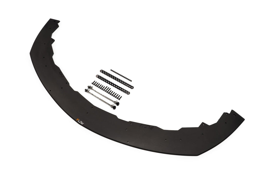 Lancer Evolution VIII Front Lip Splitter With Support Rods-Flow Designs