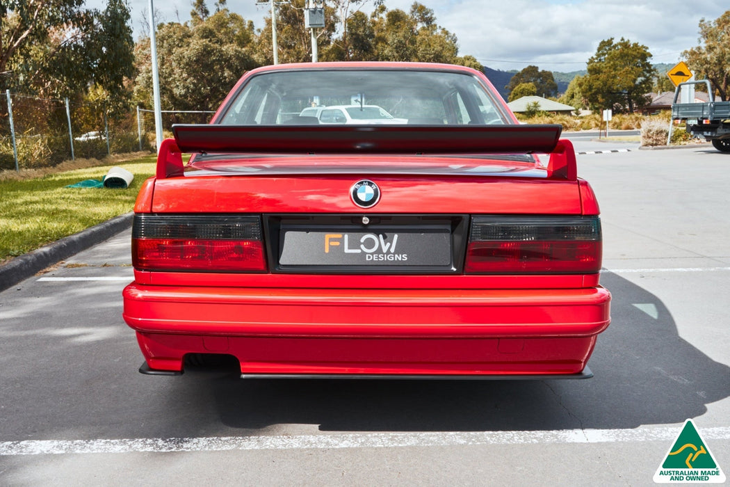 E30 M-Tech 2 Rear Bumper Extension (2 Piece)-Flow Designs