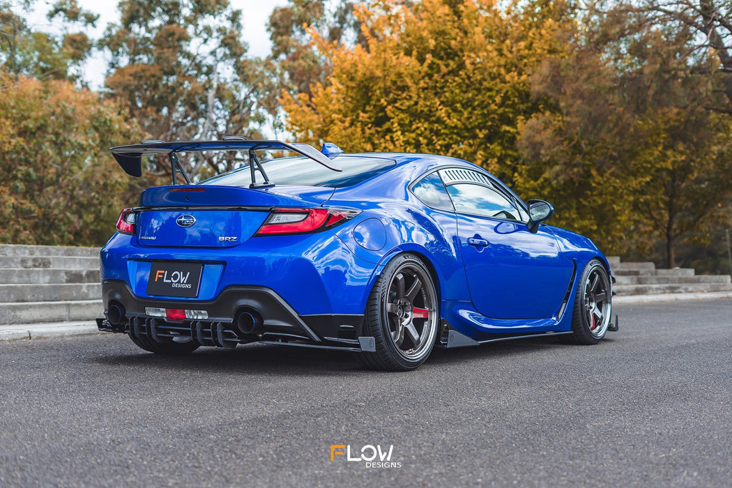 ZD8 BRZ STI Rear Spats (GLOSS; Pair)-Flow Designs