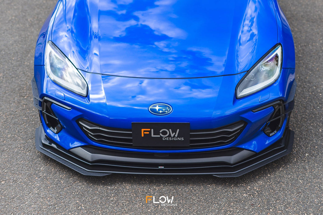 ZD8 BRZ STI Front Lip Splitter (GLOSS)-Flow Designs