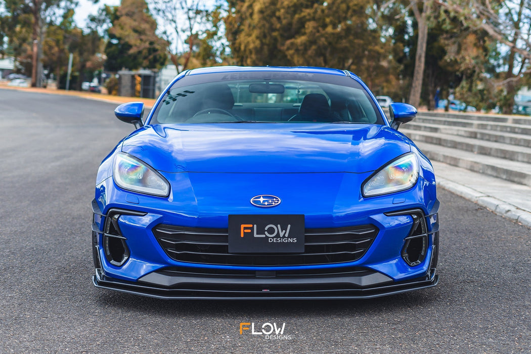 ZD8 BRZ STI Front Bumper Canards-Flow Designs