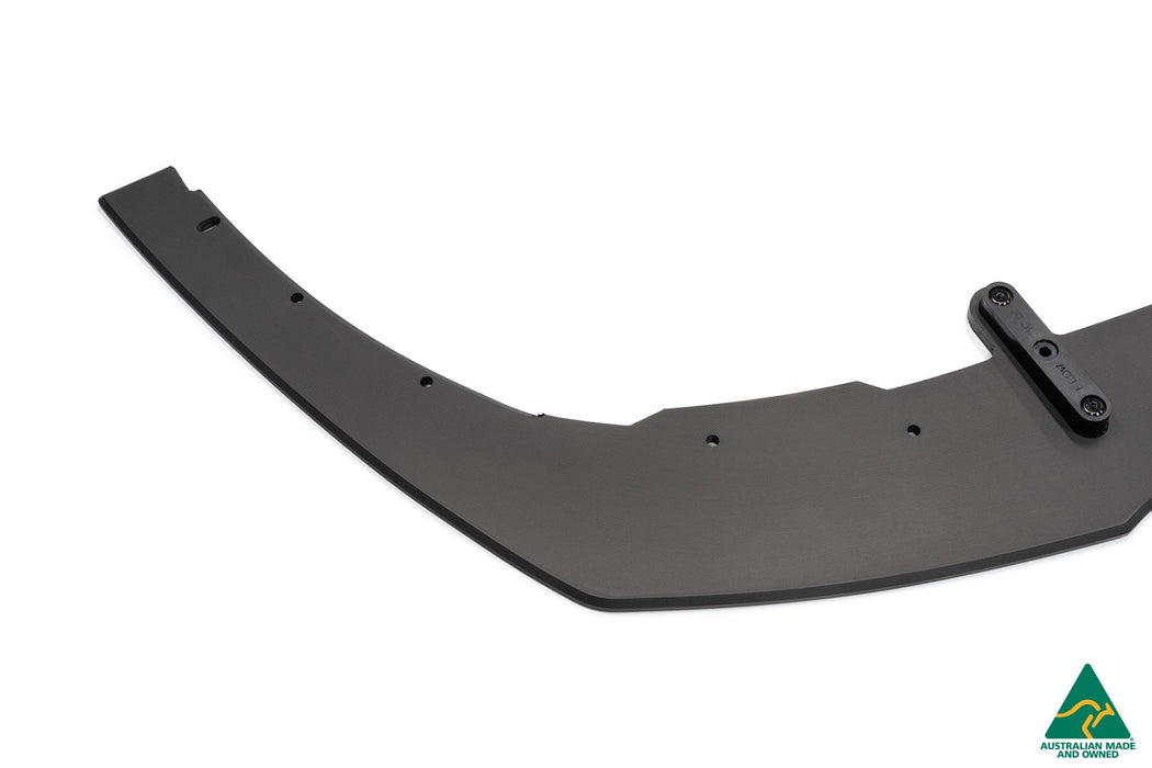 Lancer Ralliart CJ Front Splitter V2.5 With Support Rods-Flow Designs