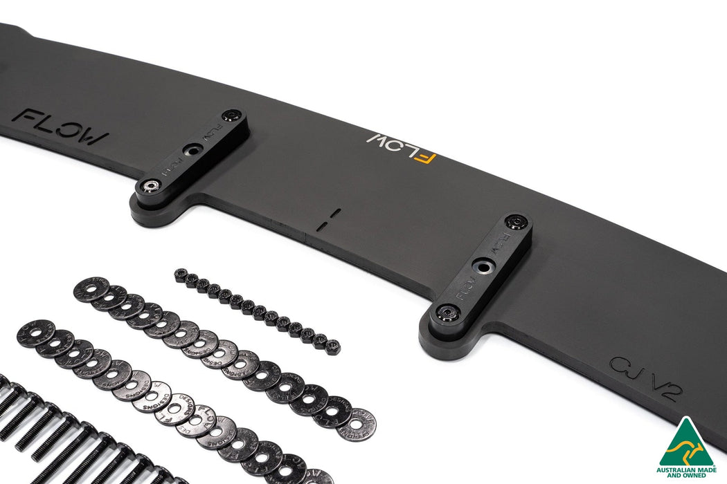 Lancer Ralliart CJ Front Splitter V2-Flow Designs