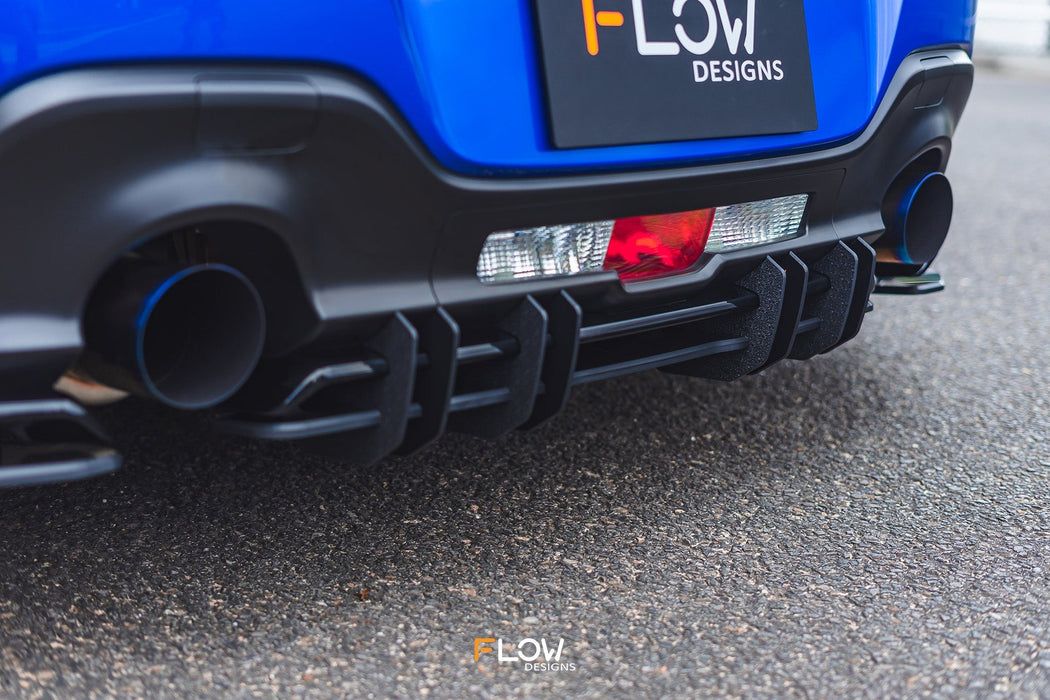 ZD8 BRZ STI Flow-Lock Rear Diffuser (GLOSS)-Flow Designs