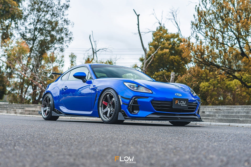 ZD8 BRZ STI Front Lip Splitter Winglets (Pair)-Flow Designs
