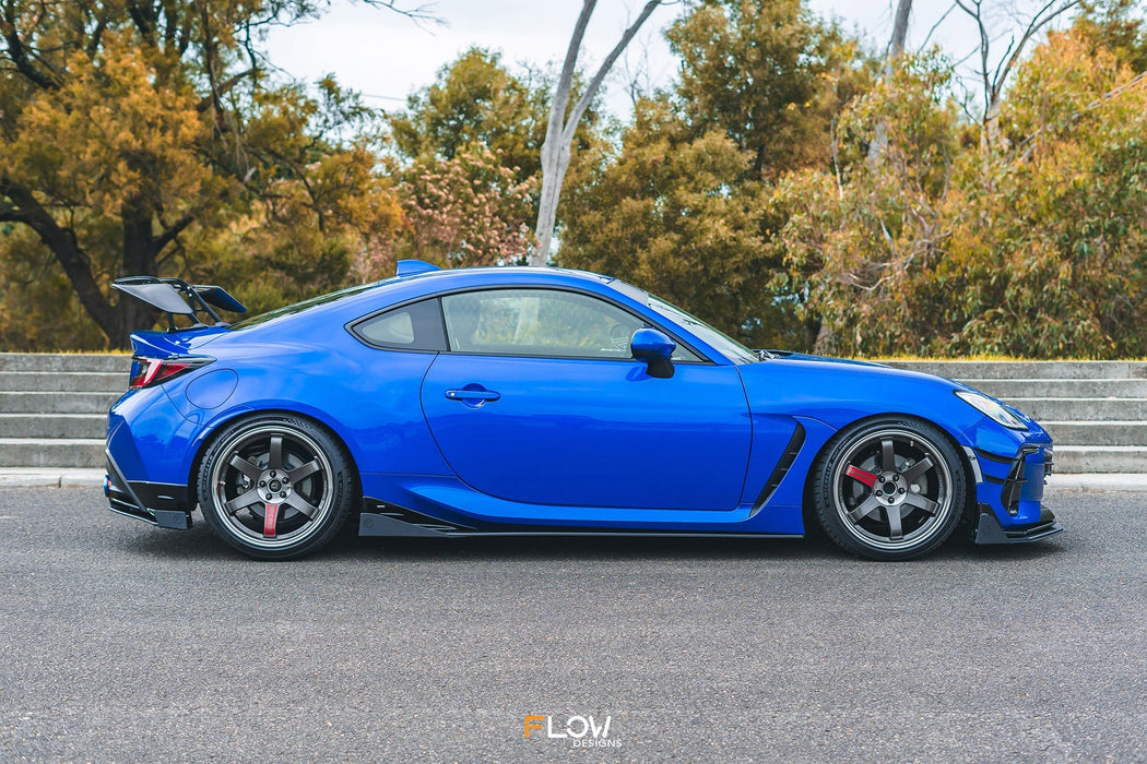 ZD8 BRZ STI Side Skirt Splitter Winglets (Pair)-Flow Designs