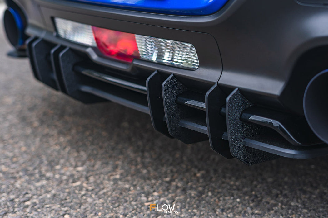 ZD8 BRZ STI Flow-Lock Rear Diffuser (TEXTURED)-Flow Designs