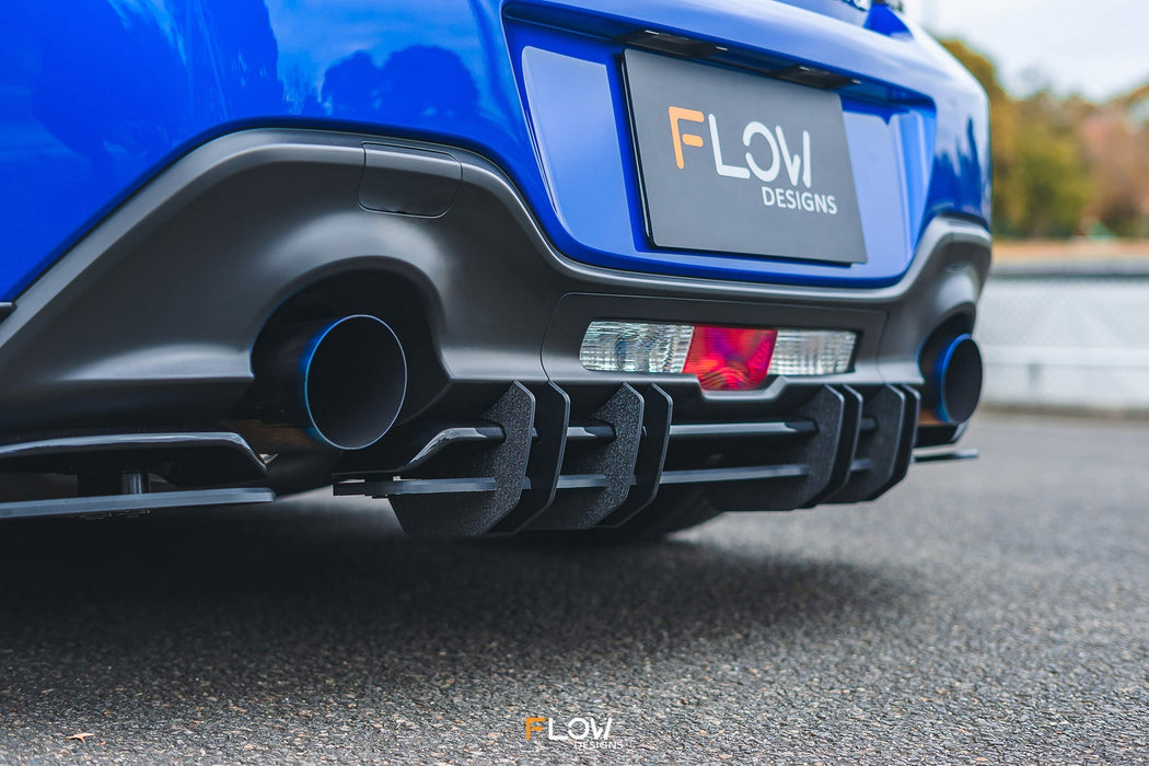 ZD8 BRZ STI Flow-Lock Rear Diffuser (TEXTURED)-Flow Designs