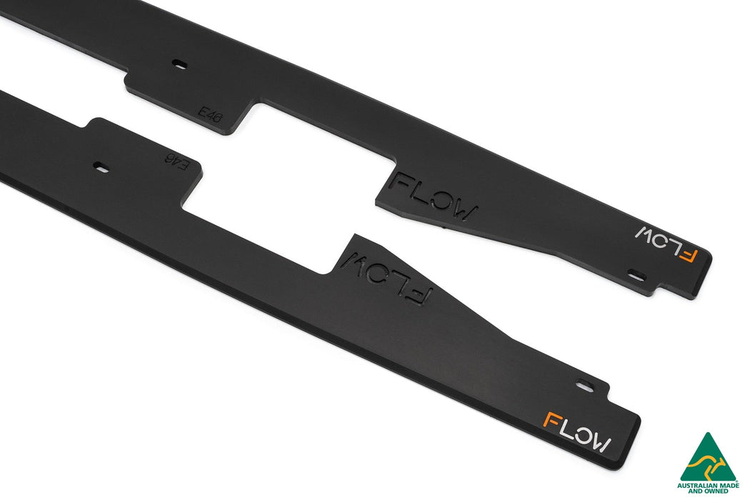 BMW E46 M-Tech Side Splitters (Pair)-Flow Designs