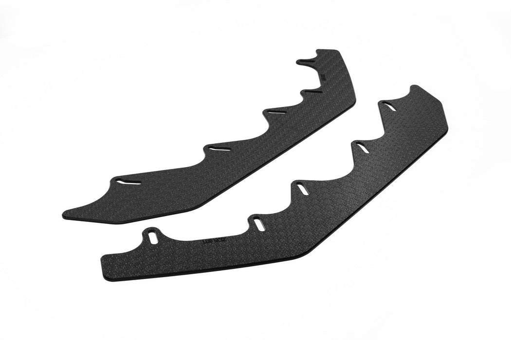 ZD8 BRZ STI Front Lip Splitter Extensions (Pair)-Flow Designs
