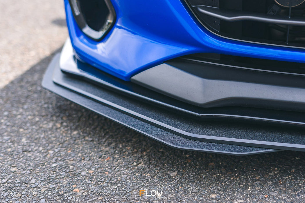 ZD8 BRZ STI Front Lip Splitter (TEXTURED)-Flow Designs