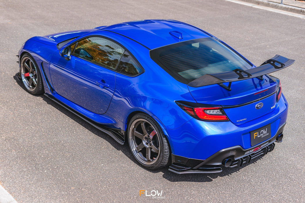 ZD8 BRZ STI Rear Spats (TEXTURED; Pair)-Flow Designs