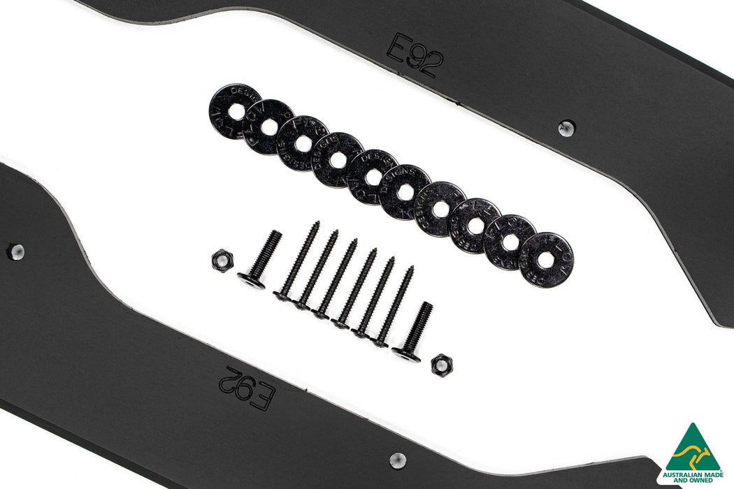 E92 M Sport Rear Spats V3 (Pair)-Flow Designs