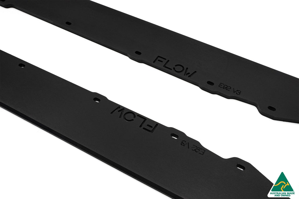 E92 M Sport Side Skirt Splitters V3 (Pair)-Flow Designs