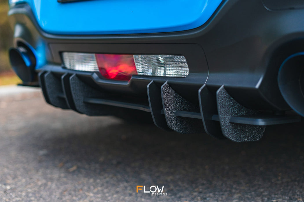ZN8 GR86 Flow-Lock Rear Diffuser (TEXTURED)-Flow Designs