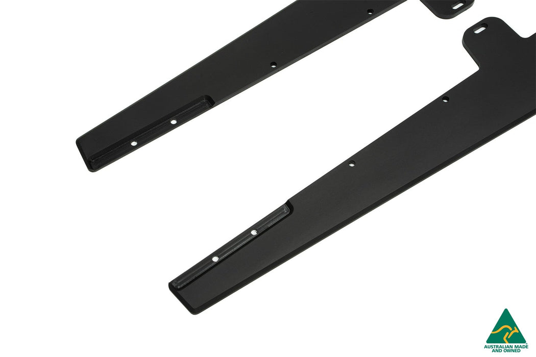 Scirocco R PFL V3 Side Skirt Splitters (Pair)-Flow Designs