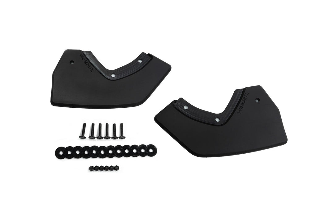 Scirocco R FL V3 Rear Spats (Pair)-Flow Designs