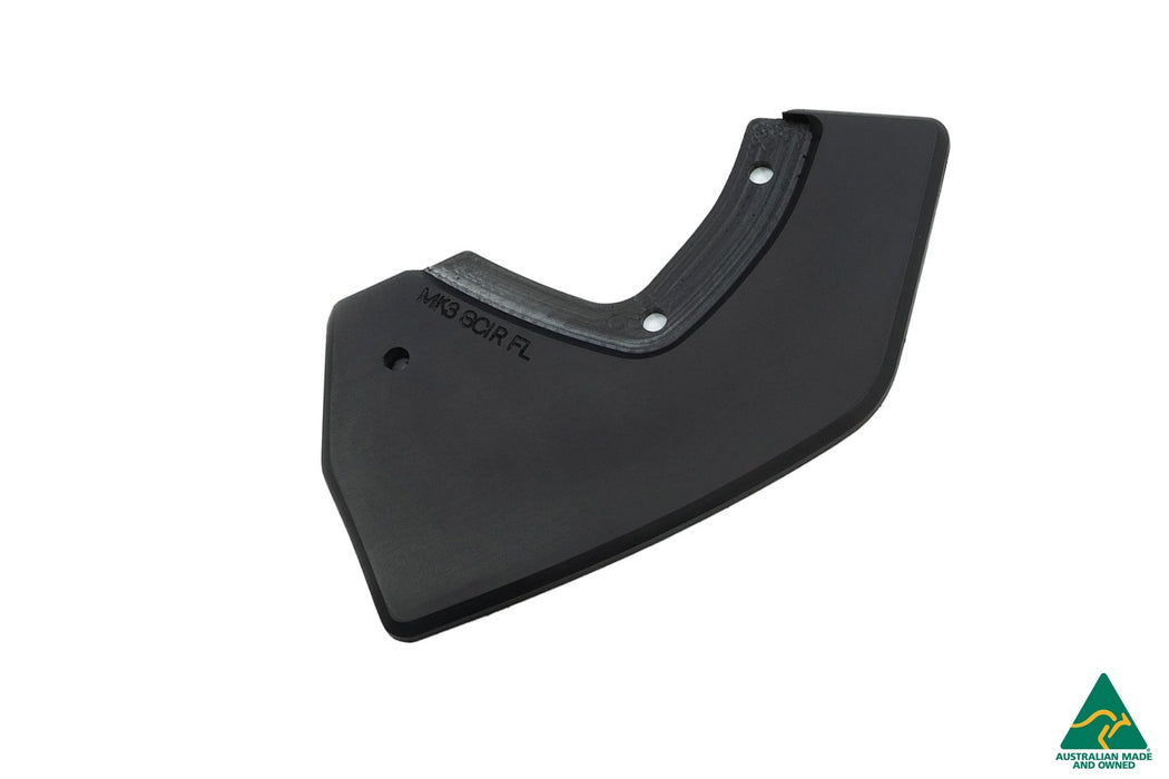 Scirocco R FL V3 Rear Spats (Pair)-Flow Designs