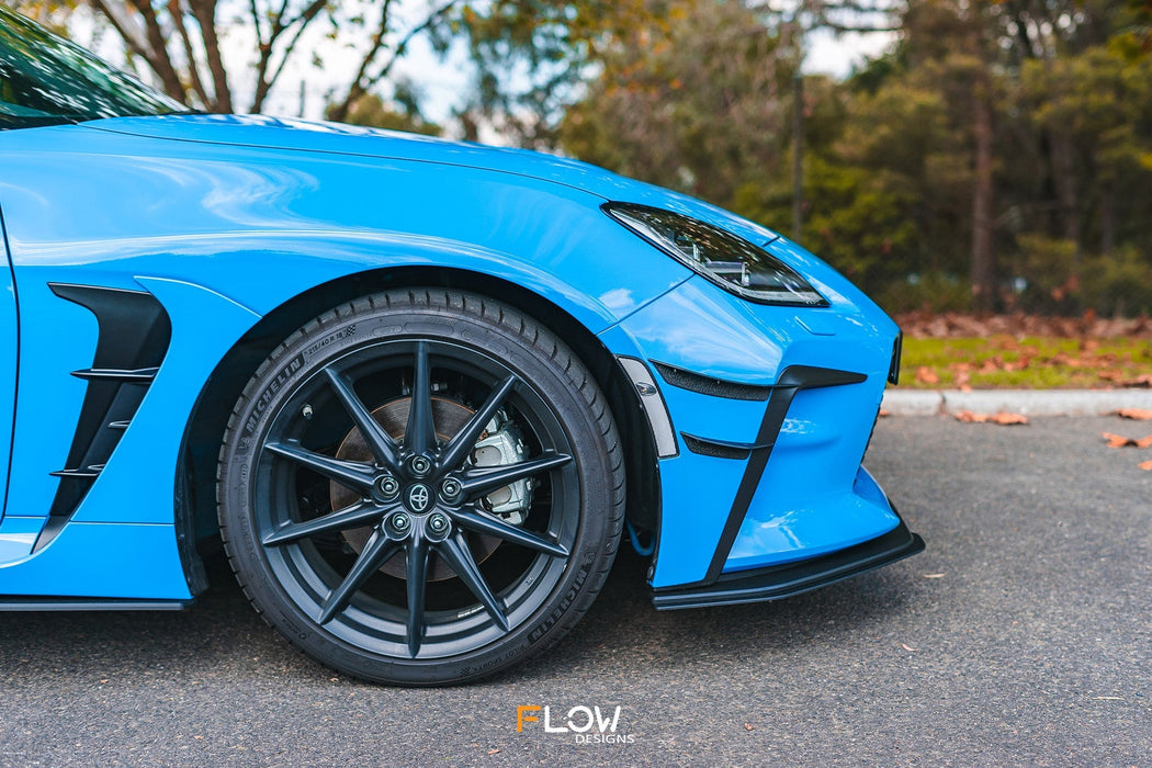 ZN8 GR86 Front Lip Splitter Extensions (Pair)-Flow Designs