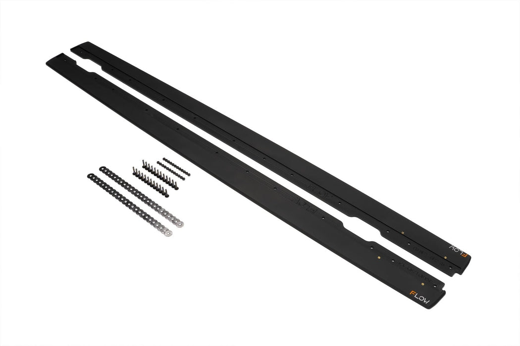 S3 8P Hatch (PFL) Side Skirt Splitters V3 (Pair)-Flow Designs