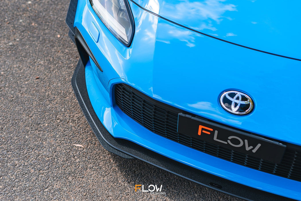 ZN8 GR86 Front Lip Splitter (TEXTURED)-Flow Designs