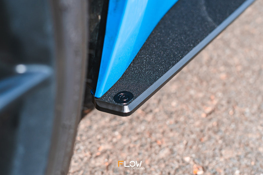 ZN8 GR86 Side Skirt Splitters (TEXTURED: Pair)-Flow Designs
