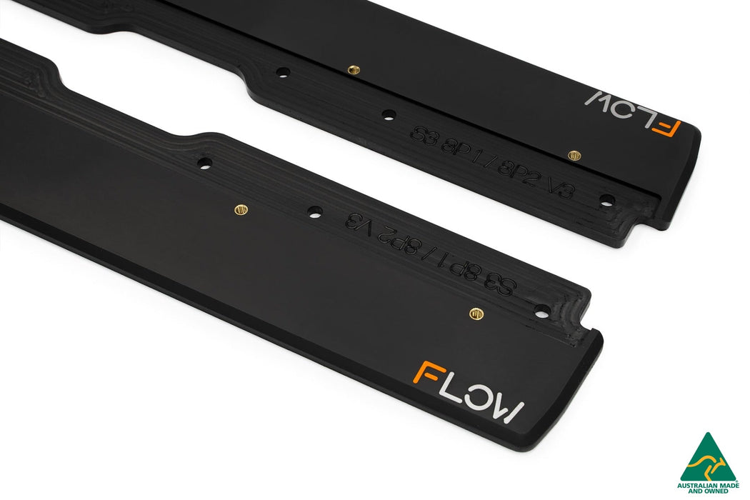 S3 8P2 Hatch (FL) Side Skirt Splitters V3 (Pair)-Flow Designs