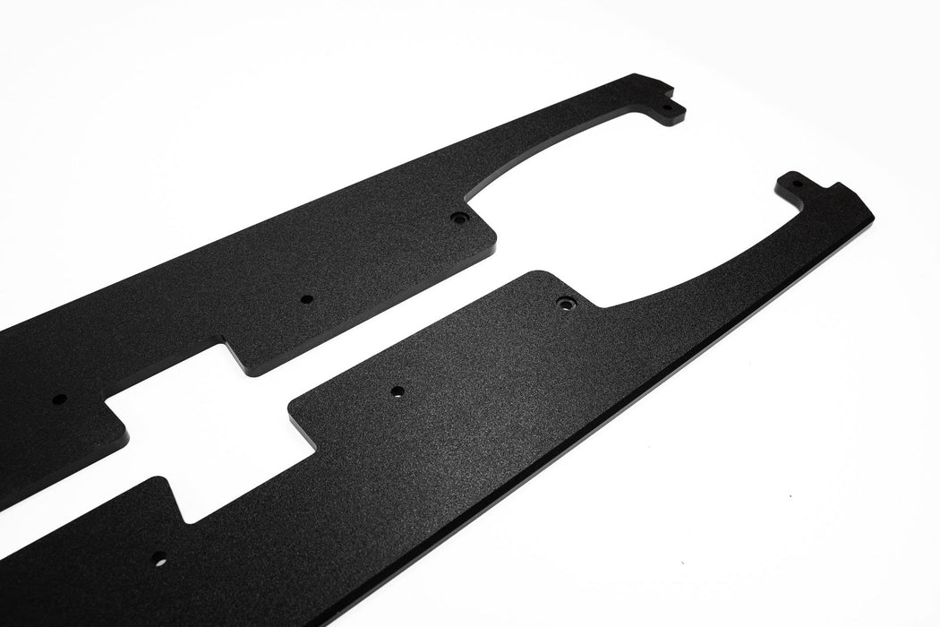 ZD8 BRZ STI Side Skirt Splitters (TEXTURED: Pair)-Flow Designs