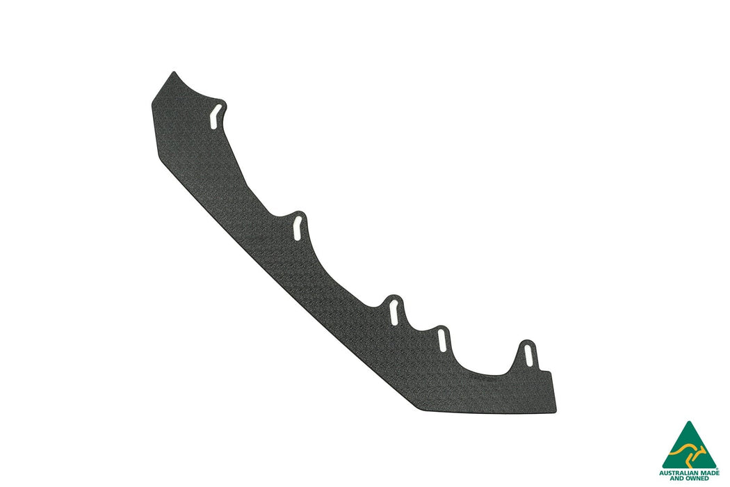 Scirocco R FL V3 Front Lip Splitter Extensions (Pair)-Flow Designs