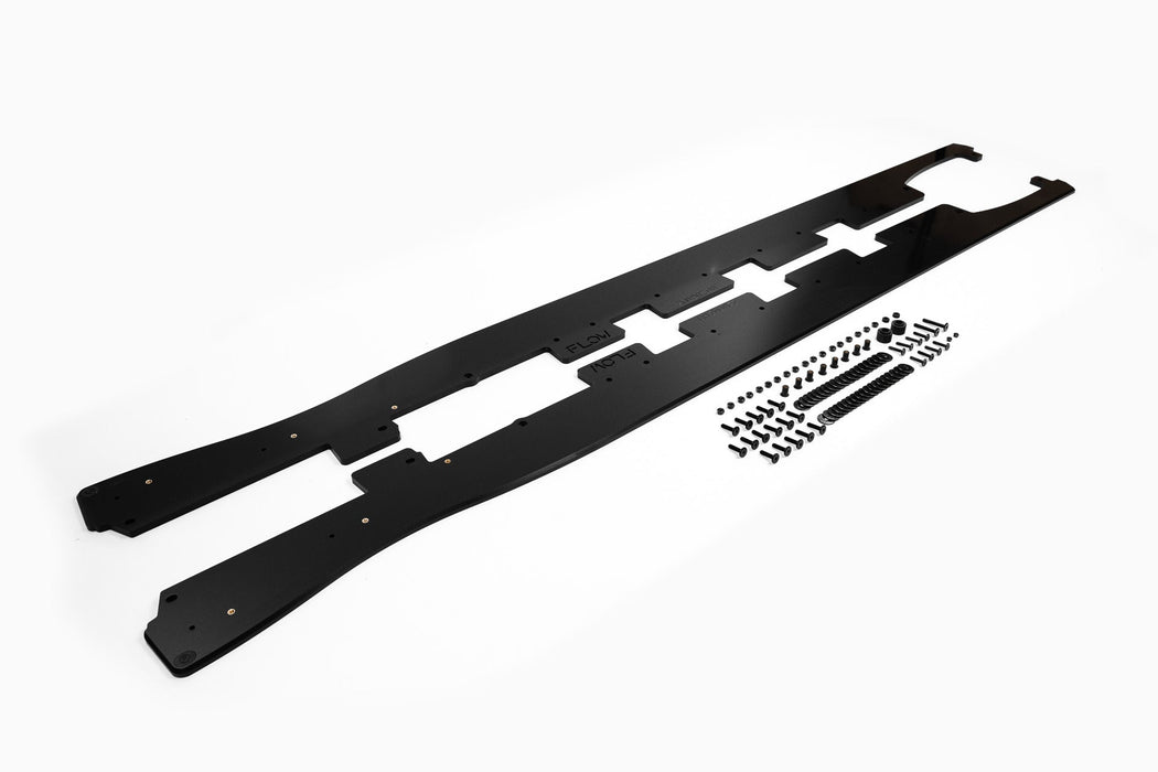 ZD8 BRZ STI Side Skirt Splitters (GLOSS: Pair)-Flow Designs
