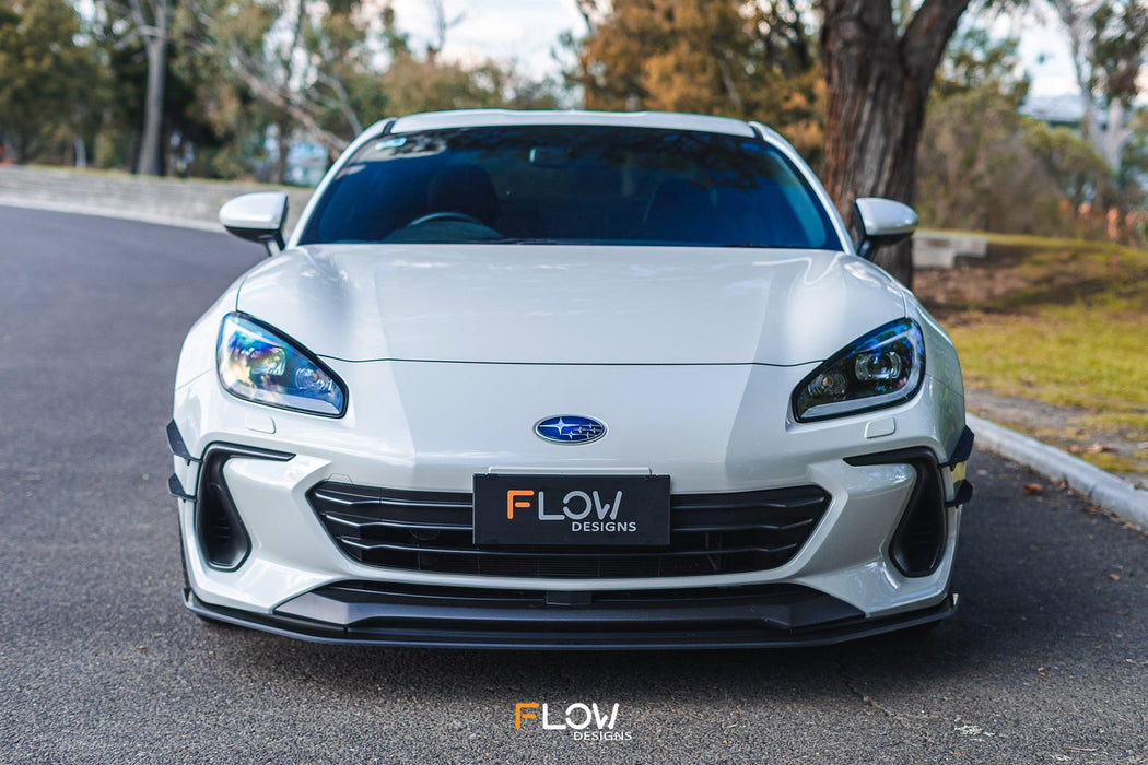 ZD8 BRZ Front Bumper Canards-Flow Designs