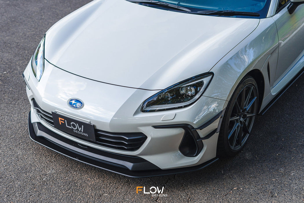 ZD8 BRZ Front Bumper Canards-Flow Designs