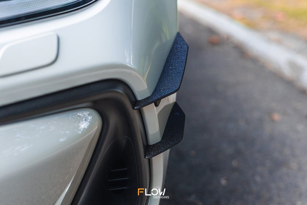ZD8 BRZ Front Bumper Canards-Flow Designs