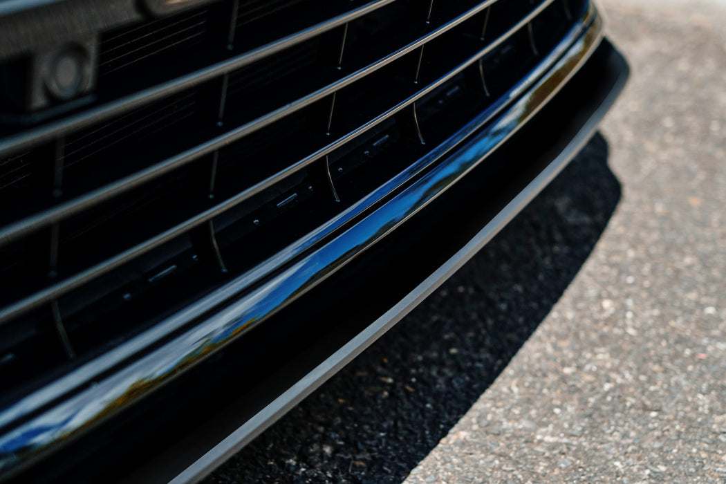 MK8 Golf R Chassis Mounted Front Lip Splitter-Flow Designs