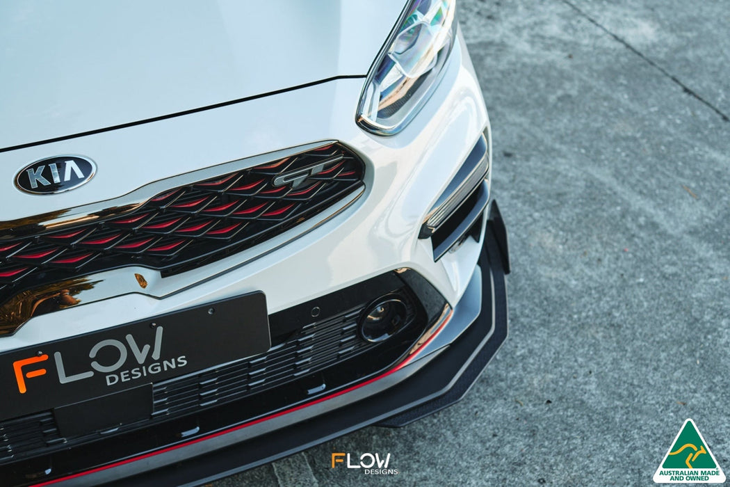 Cerato GT PFL Front Lip Splitter Extensions (Pair)-Flow Designs