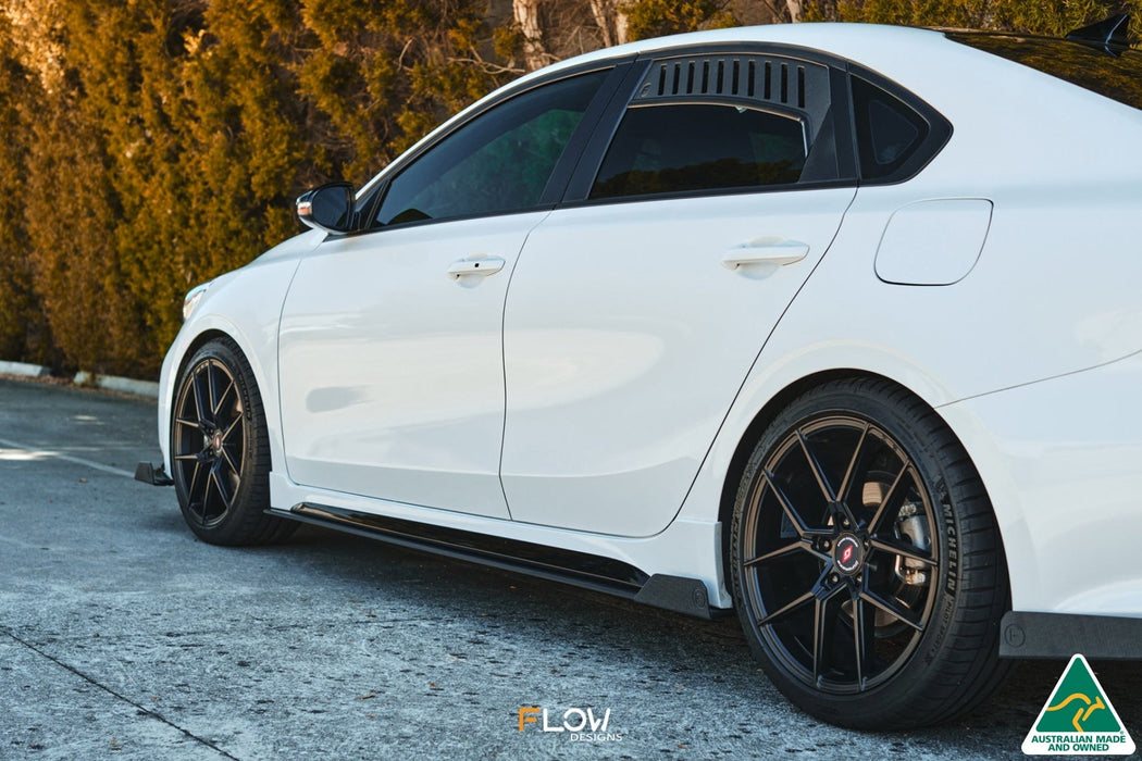 Cerato GT PFL Side Skirt Splitter Winglets (Pair)-Flow Designs