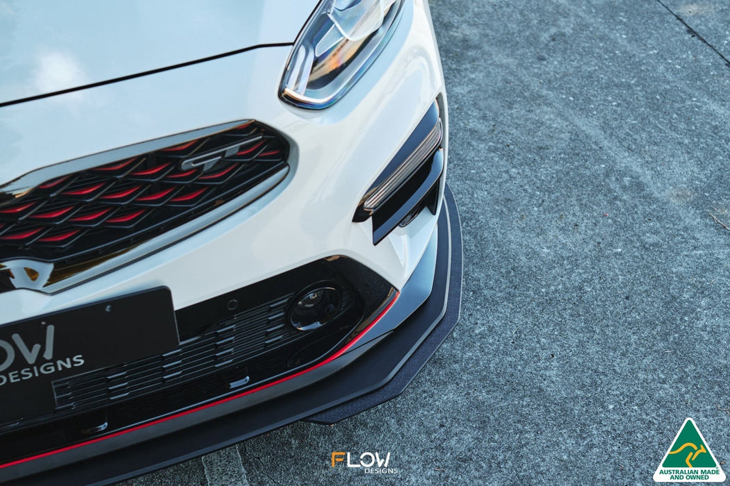 Cerato GT PFL Front Lip Splitter Extensions (Pair)-Flow Designs