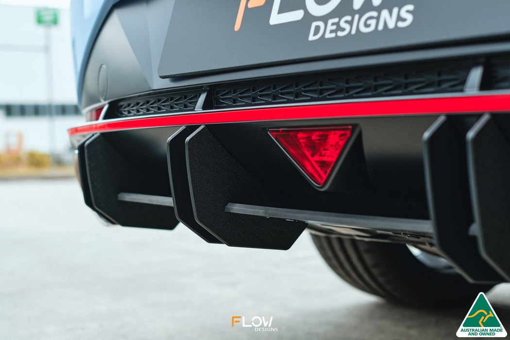CN7 Elantra N Sedan 2021 Flow-Lock Rear Diffuser-Flow Designs