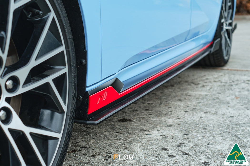 CN7 i30N Sedan 2021-2023 Side Skirt Splitter Winglets (Pair)-Flow Designs