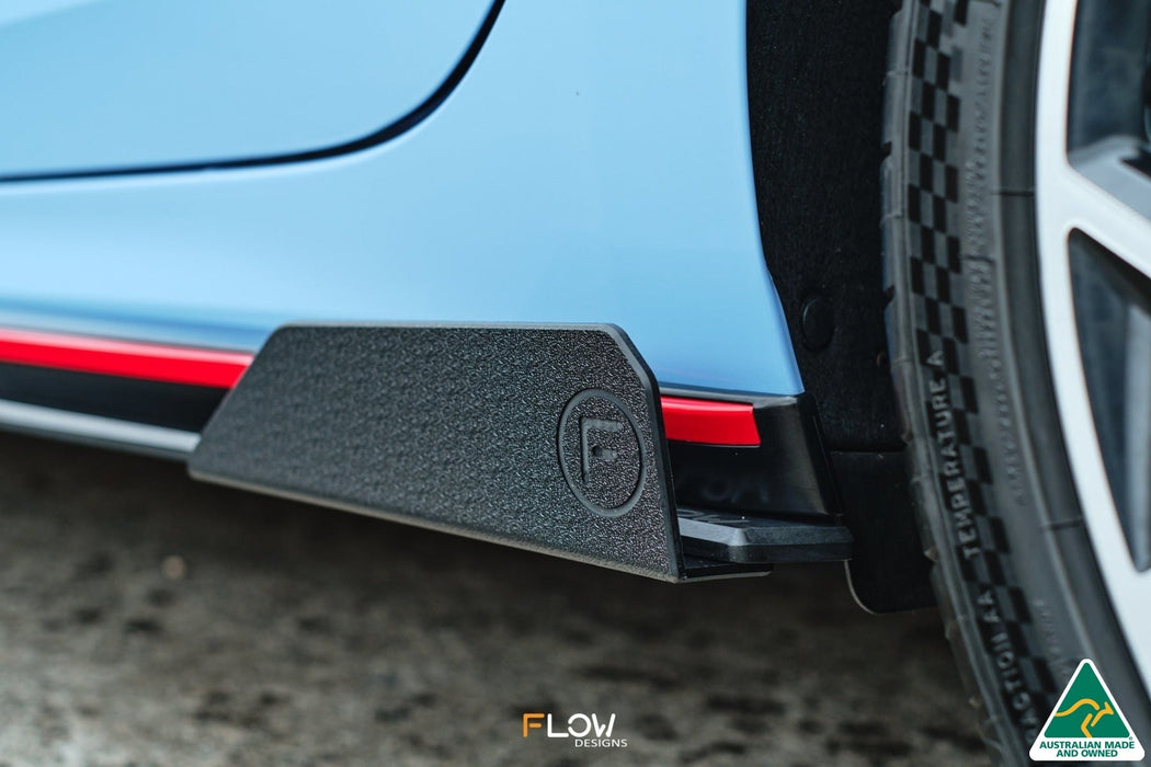 CN7 Elantra N Sedan 2021 Side Skirt Splitter Winglets (Pair)-Flow Designs