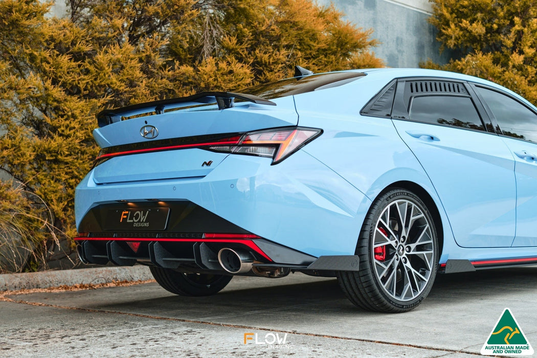 CN7 Elantra N Sedan 2021 Rear Spat Winglets (Pair)-Flow Designs