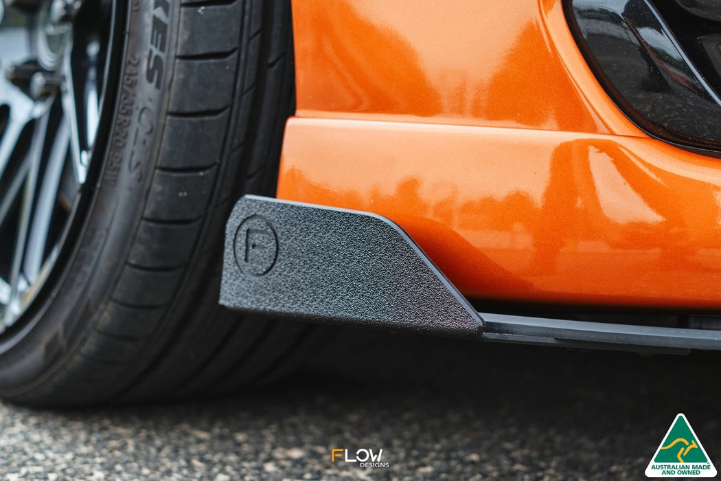 VF Commodore S2 Wagon Front Lip Splitter Winglets (Pair)-Flow Designs